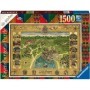 Puzzle Harta Hogwarts, 1500 Piese Ravensburger - 2